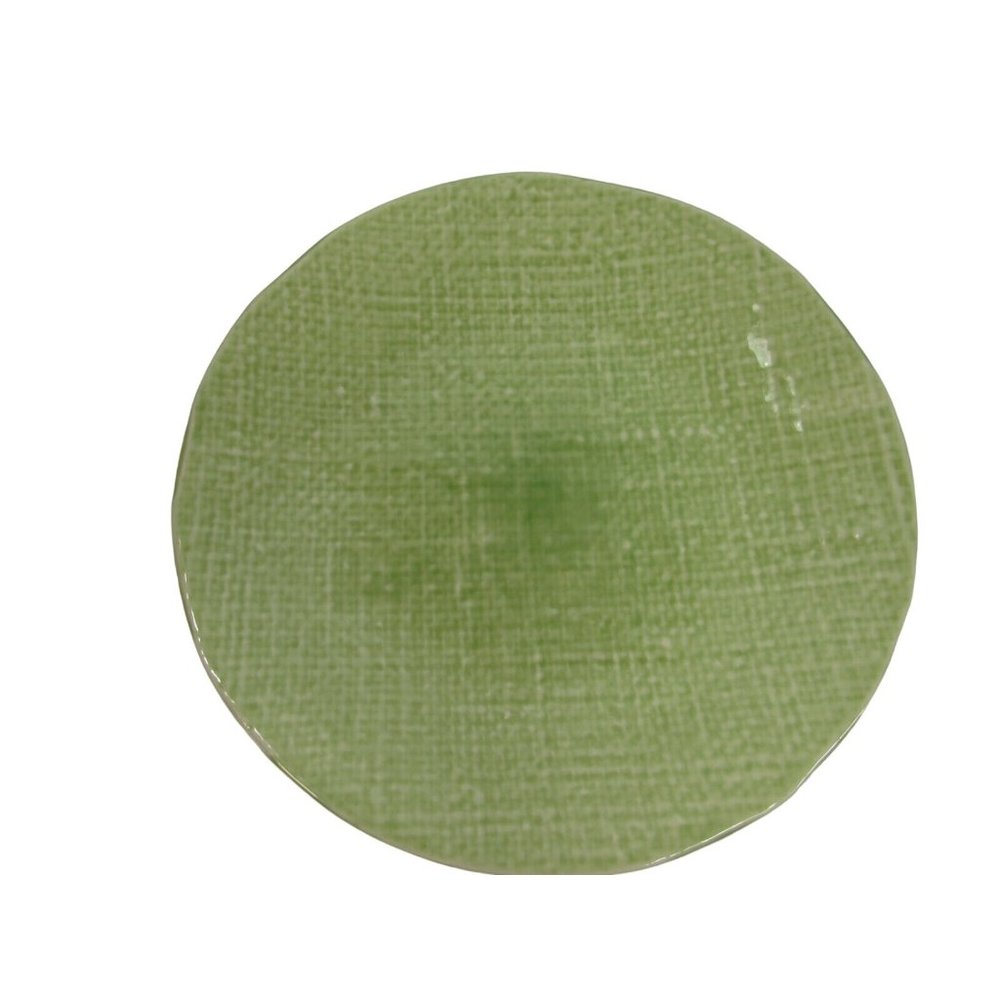 Ballard Designs Salad Plate Pale Green Woven Weave 28865